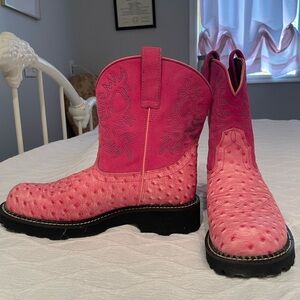 Ariat FATBABY Pink Boots